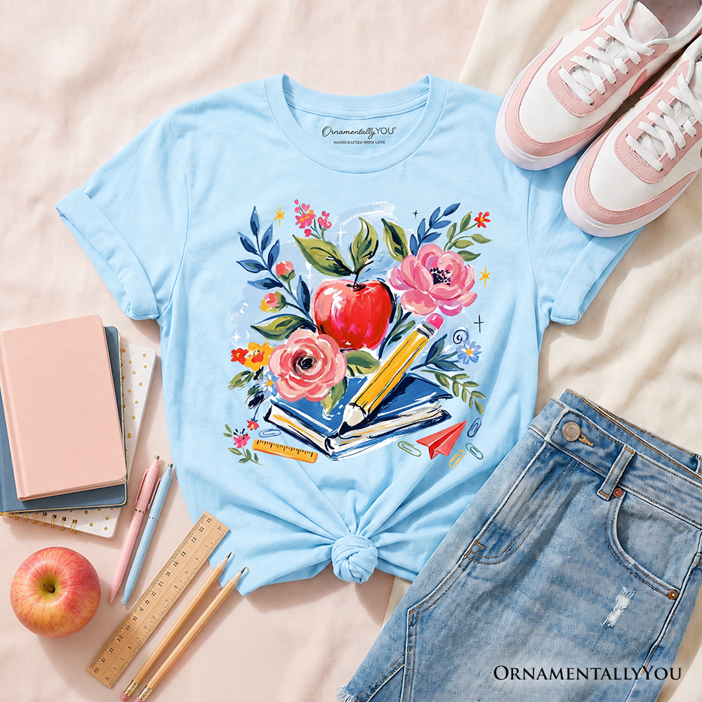 Soft Kids Boho Floral Tee for Back to School