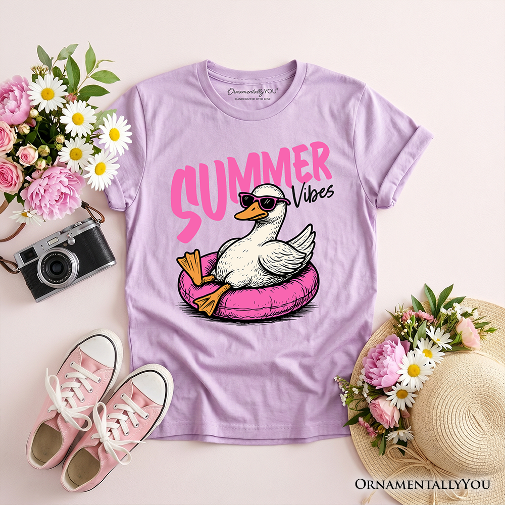 Funny Goose Tee Shirt And The Kids Summer Day