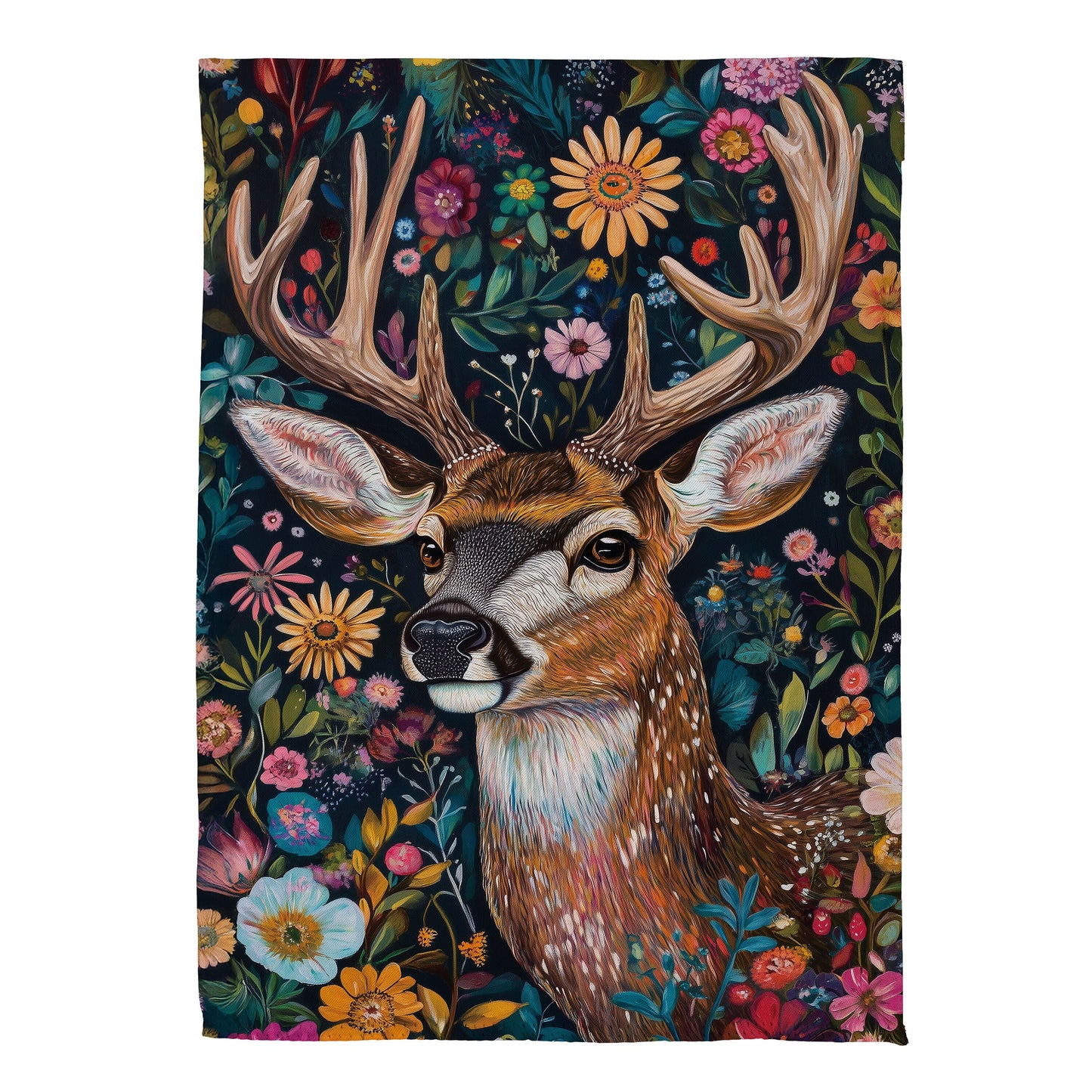Forever Blooming Deer Suede Garden Flag - Tampa Home & Garden Store