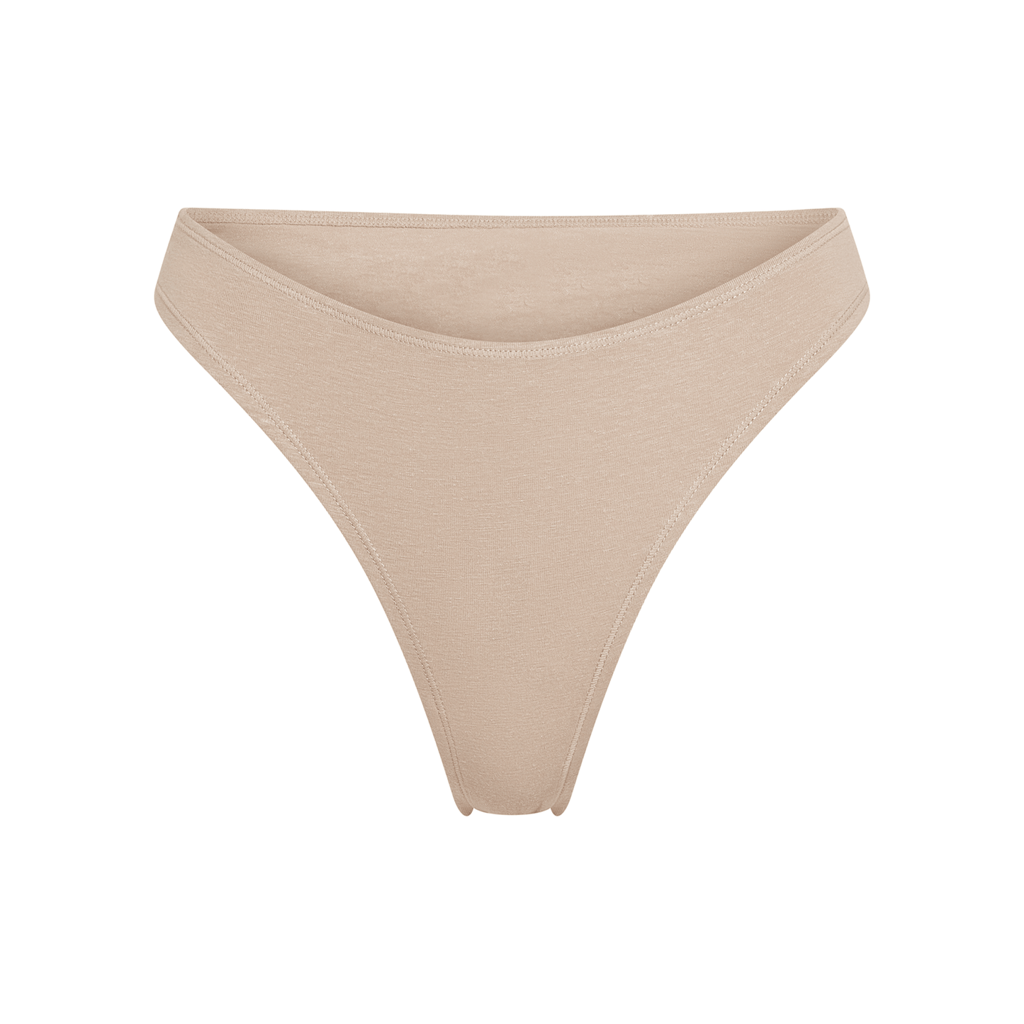 Thong 4-pack hemp underwear in nude beige, seamless waistband on Tampa Home & Garden Store
