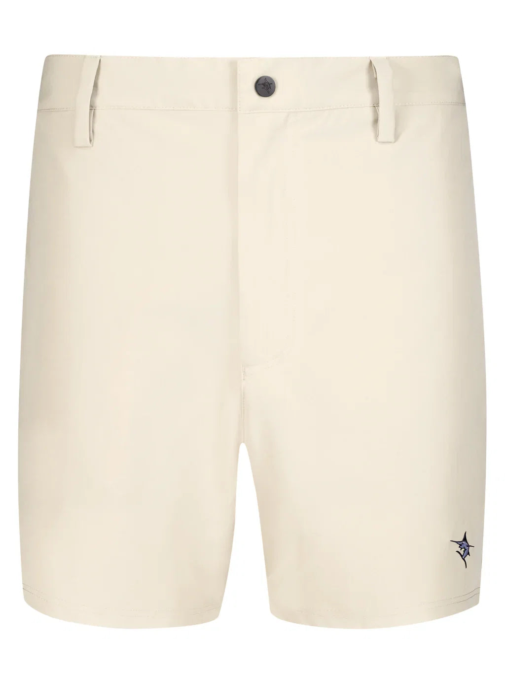Freeport Short Effortless Performance beige shorts with belt loops by White Water Life on Tampa Home & Garden Store