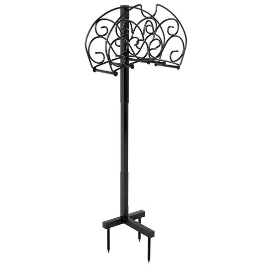 Soporte Desmontable Independiente para Manguera de Jardín Exterior