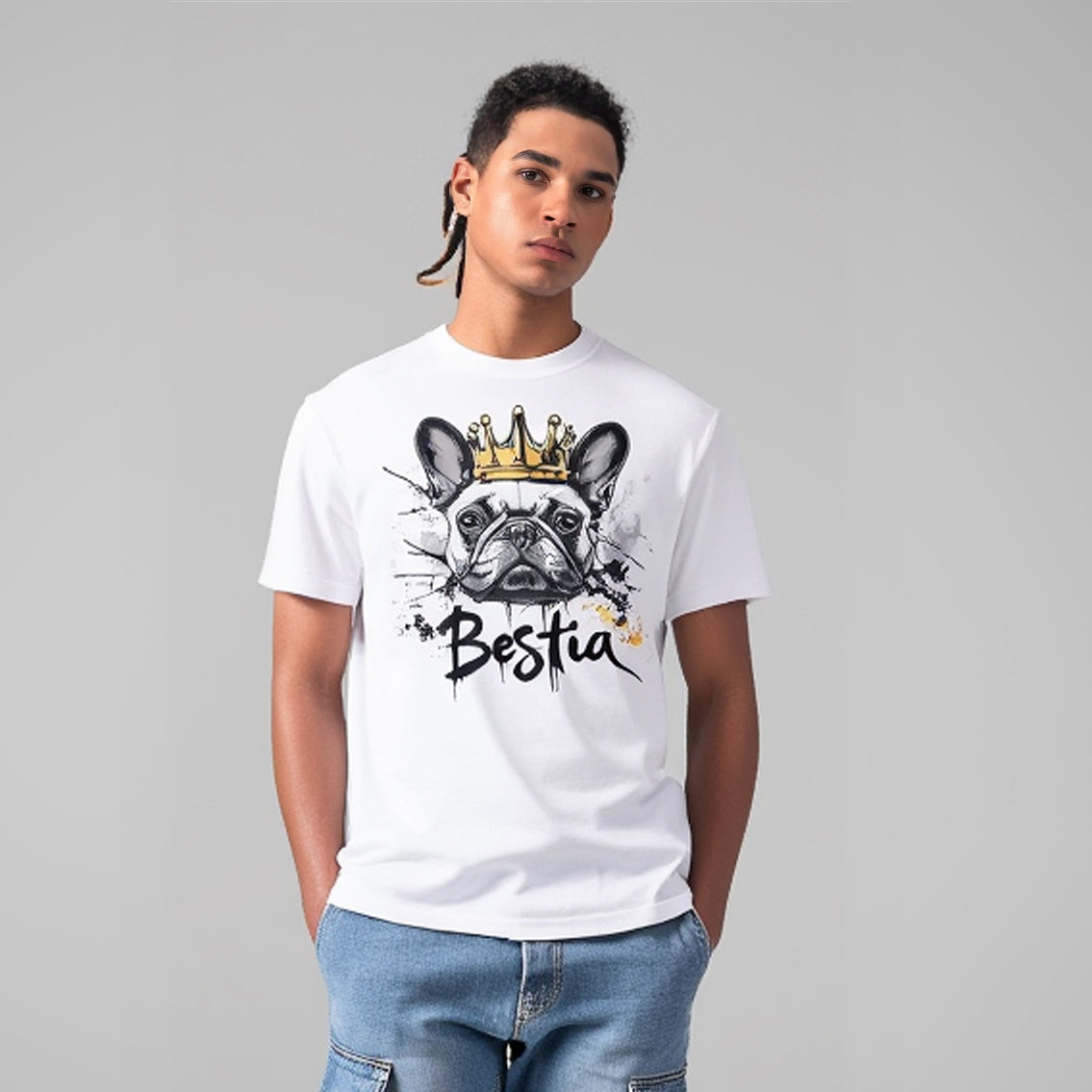 French Bulldog T-shirt White - Tampa Home & Garden Store