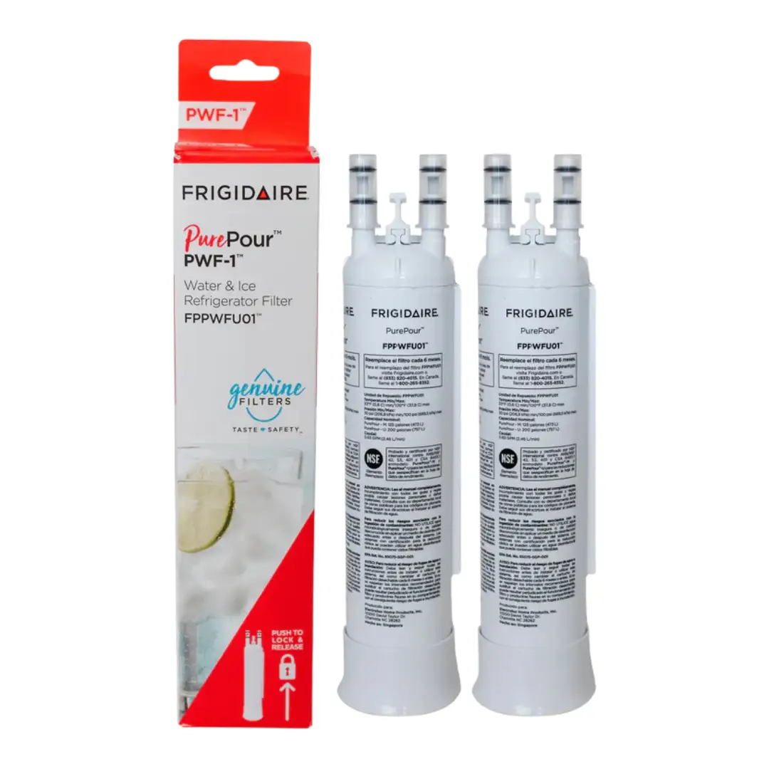 Frigidaire PurePour PWF-1 refrigerator water filter cartridge pair 2-pack Frigidaire on Tampa Home & Garden Store
