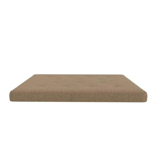 Full size 6-inch Thick Innerspring Futon Mattress in Tan - Tampa Home & Garden Store