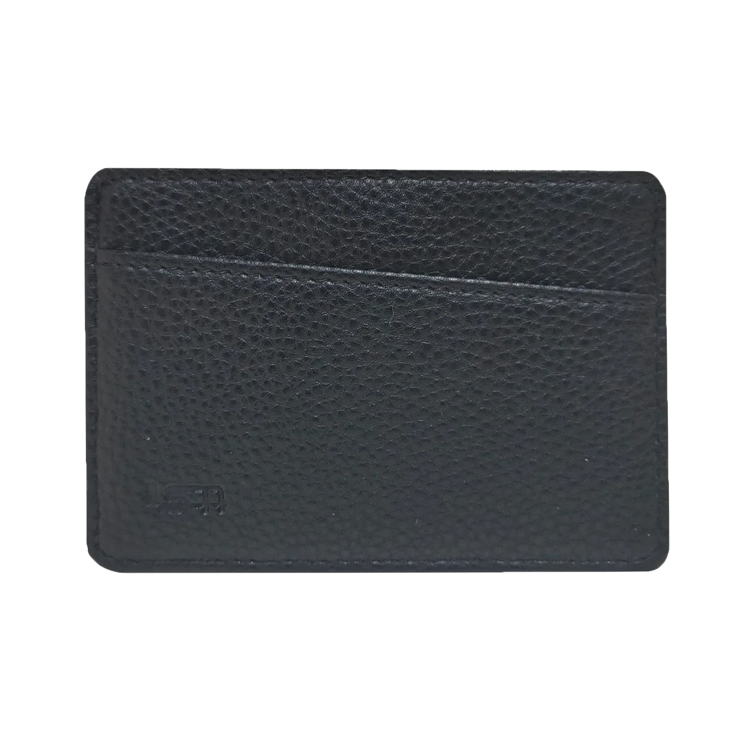 Genuine Slim Pebbled Split Leather Wallet black with card slot MiamiLeathers on Tampa Home & Garden Store