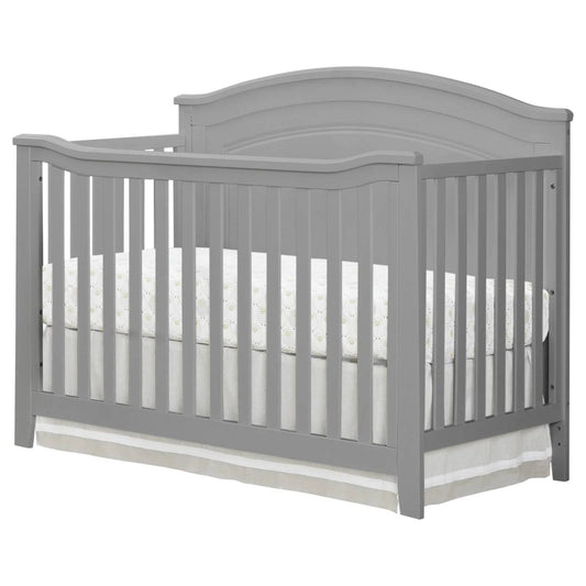 Cuna convertible de madera maciza SF Home en gris - Cama infantil vendida por separado