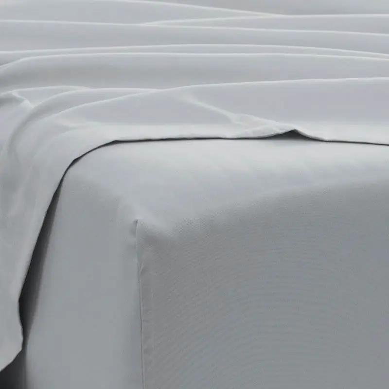 Full size Grey 6 Piece Wrinkle Resistant Microfiber Polyester Sheet Set - Tampa Home & Garden Store
