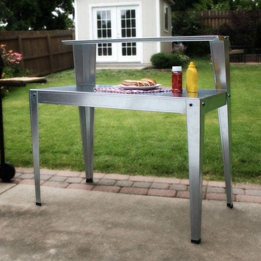 Galvanized Steel Potting Bench Garden Workstation Rack Table - Tampa Home & Garden Store