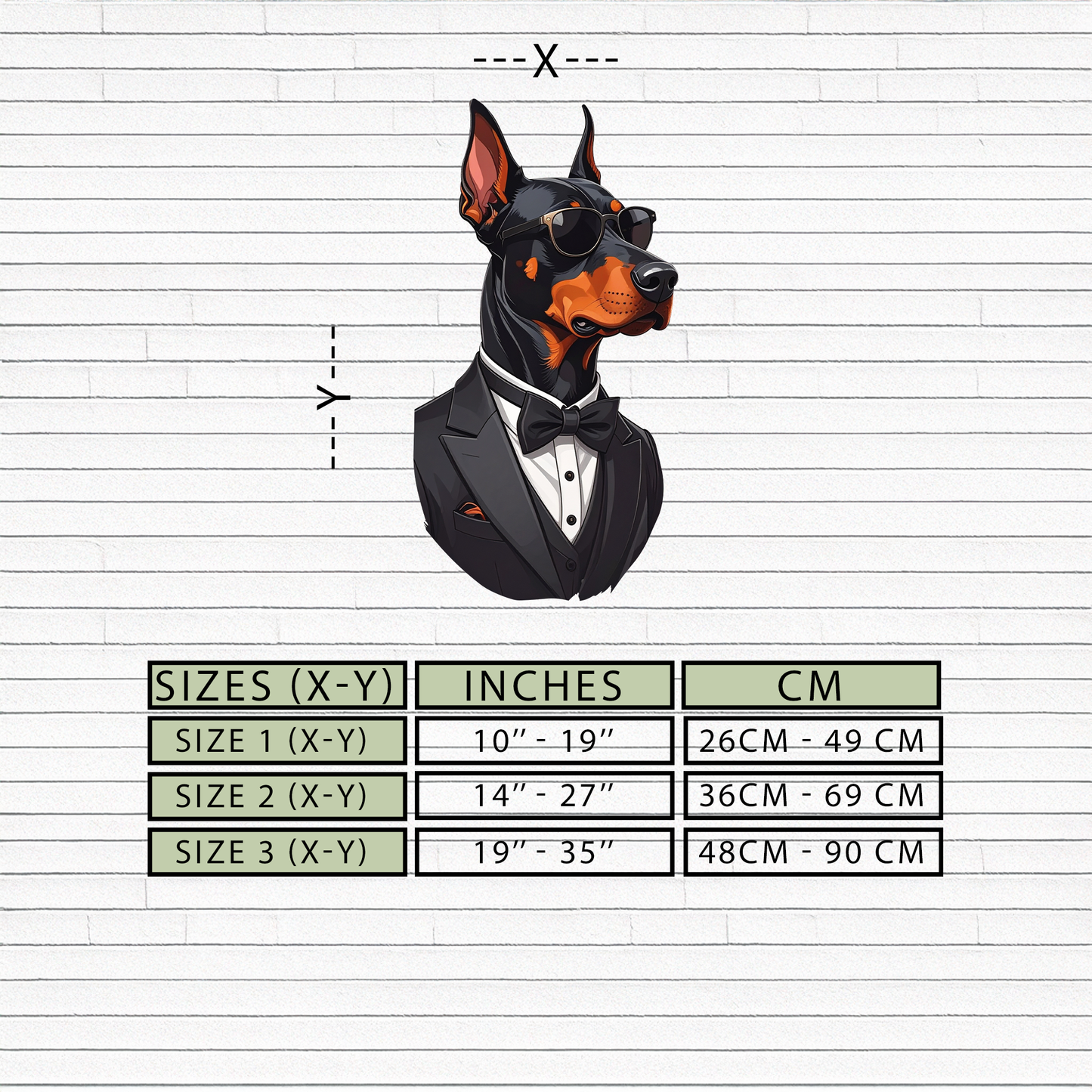 Gentleman Doberman Metal Wall Art – Cool Dog UV Decor-KAFUVM005 - Tampa Home & Garden Store