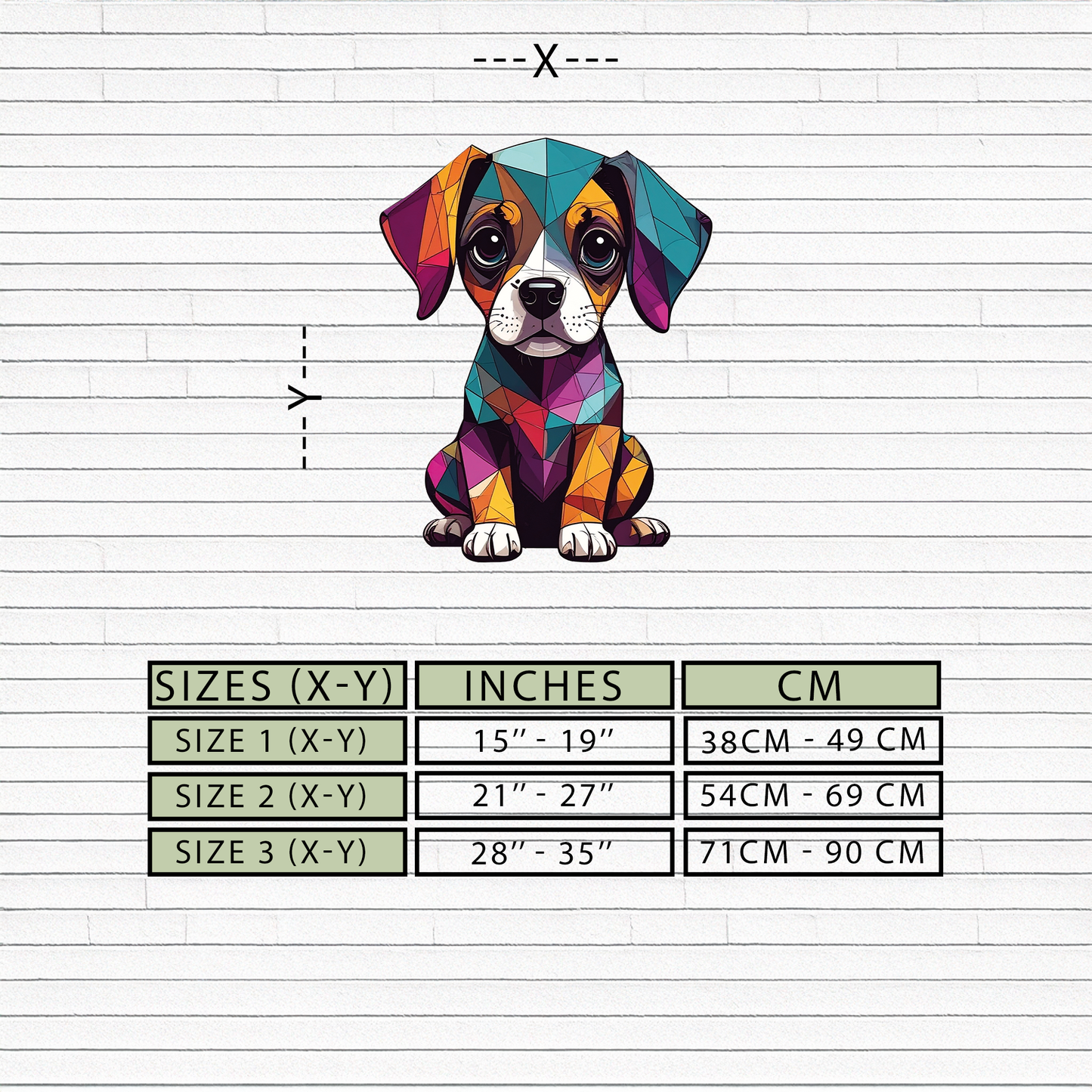 Geometric Puppy Metal Wall Art – Color Pop Dog Decor-KAFUVM039 - Tampa Home & Garden Store