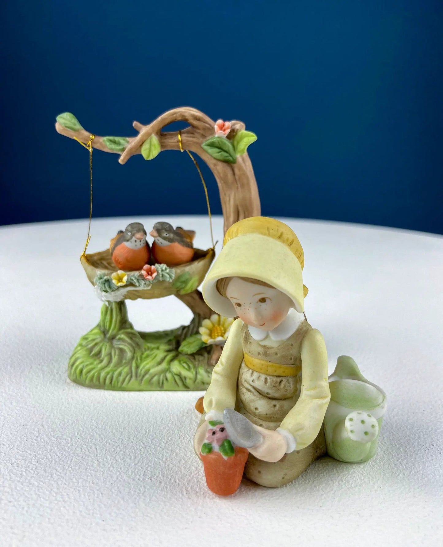Get Well Soon Figurine Boy Holding Sick Dog porcelain Anything Discovered on Tampa Home & Garden Store