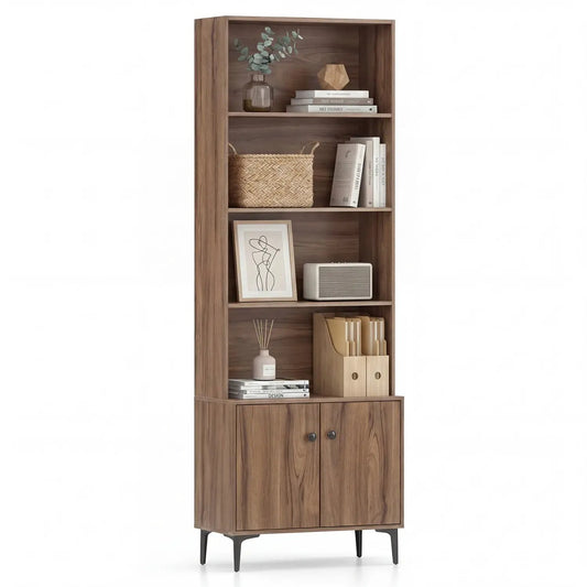 Bookshelf with Doors and 2 Anti Tipping Kits