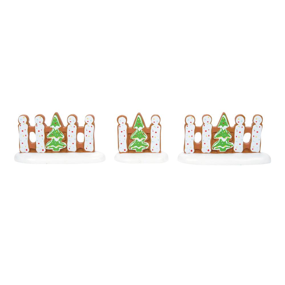 Gingerbread Christmas Fence - 3 Piece Set - Tampa Home & Garden Store