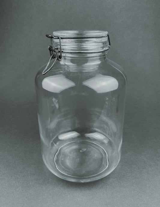 Glass Jar. Large Hermetic Jar by Ermettico FV Control. Glass Storage Jar Made in Italy. - Tampa Home & Garden Store