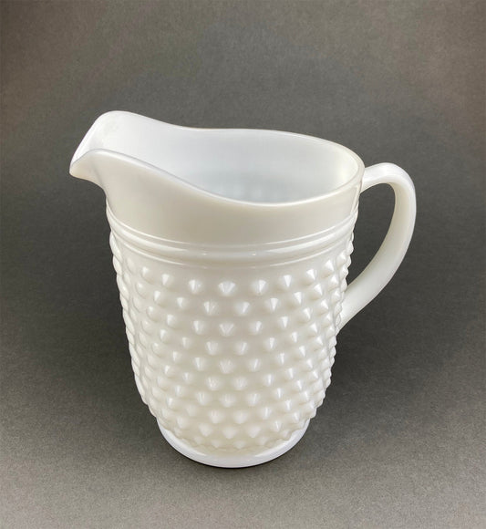 Glass Pitcher. Vintage Milk Large Hobnail Water or Juice Pitcher. Anchor Hocking Pitcher or Vase. Gift for Her. - Tampa Home & Garden Store
