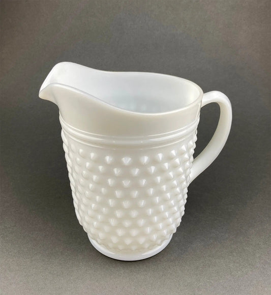 Glass Pitcher. Vintage Milk Large Hobnail Water or Juice Pitcher. Anchor Hocking Pitcher or Vase. Gift for Her. - Tampa Home & Garden Store