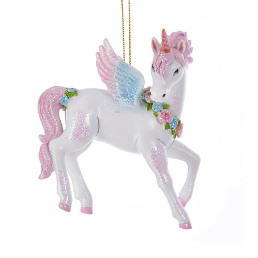 Glittered Unicorn Ornament - Tampa Home & Garden Store