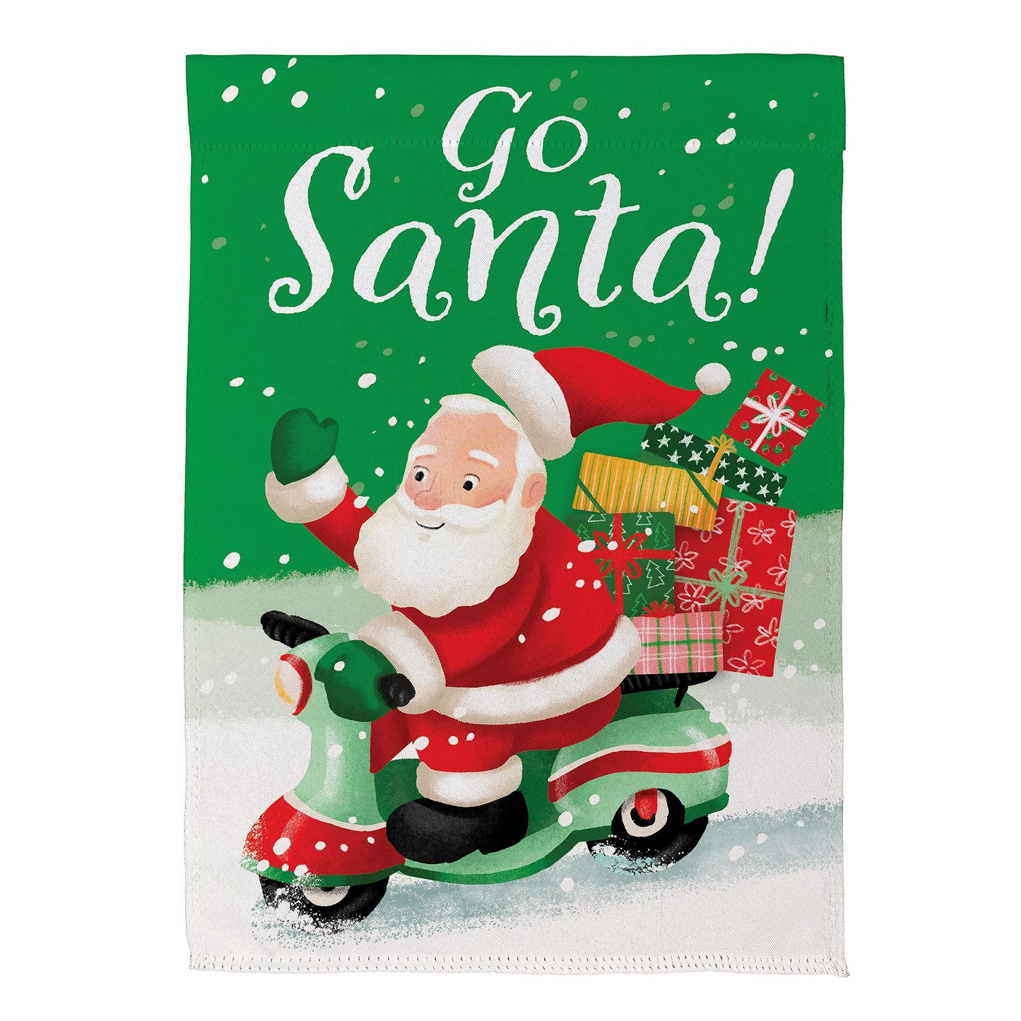 Go Santa Suede Garden Flag - Tampa Home & Garden Store