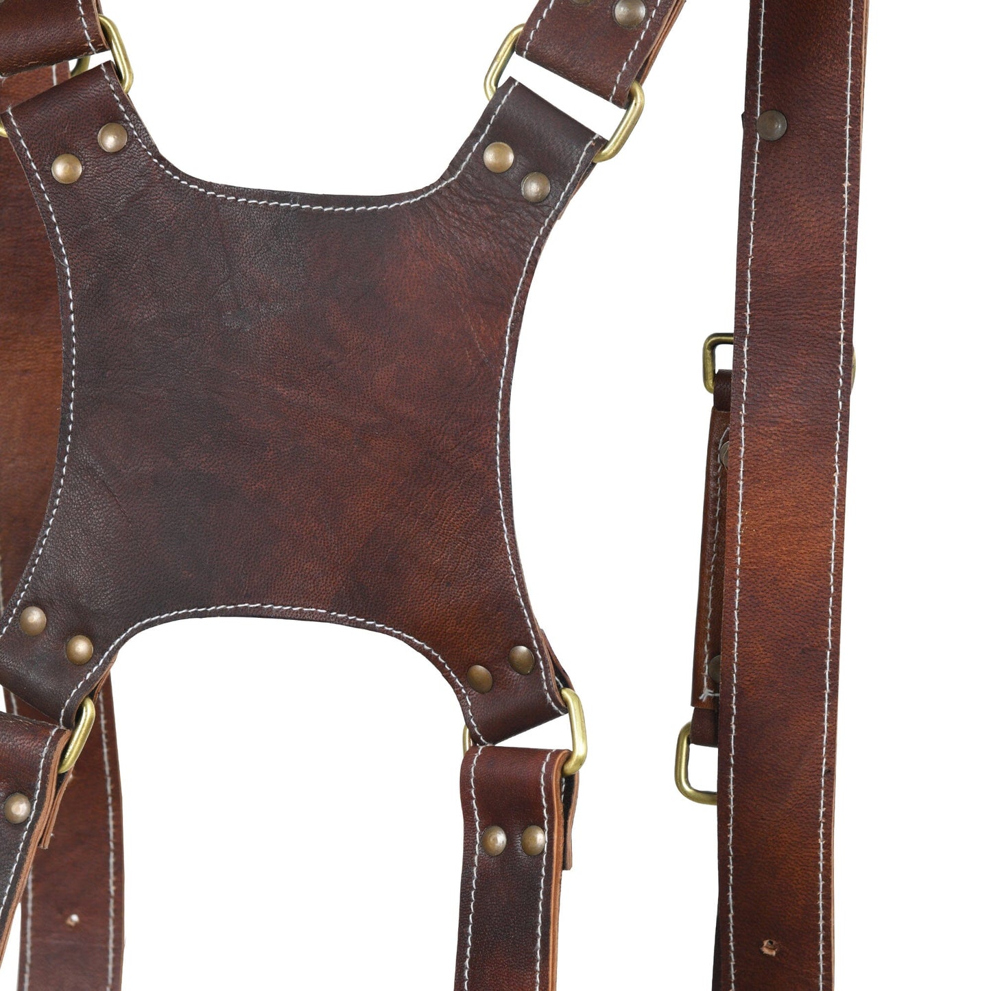 Goat Leather Dual Camera Harness - Tampa Home & Garden Store