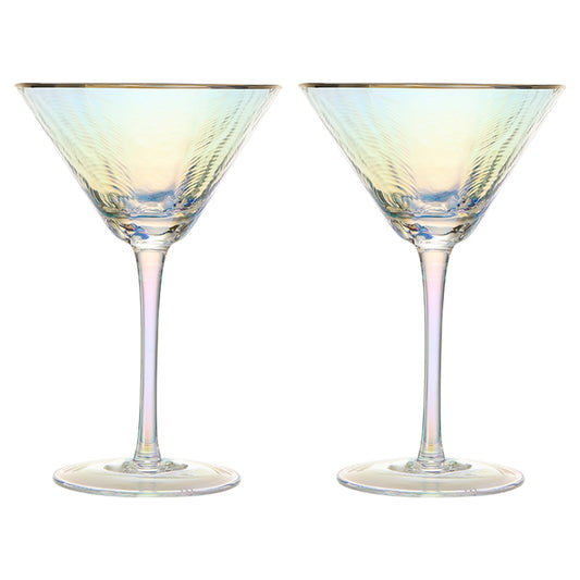 Dulce Martini Cocktail Glassware Set of 2