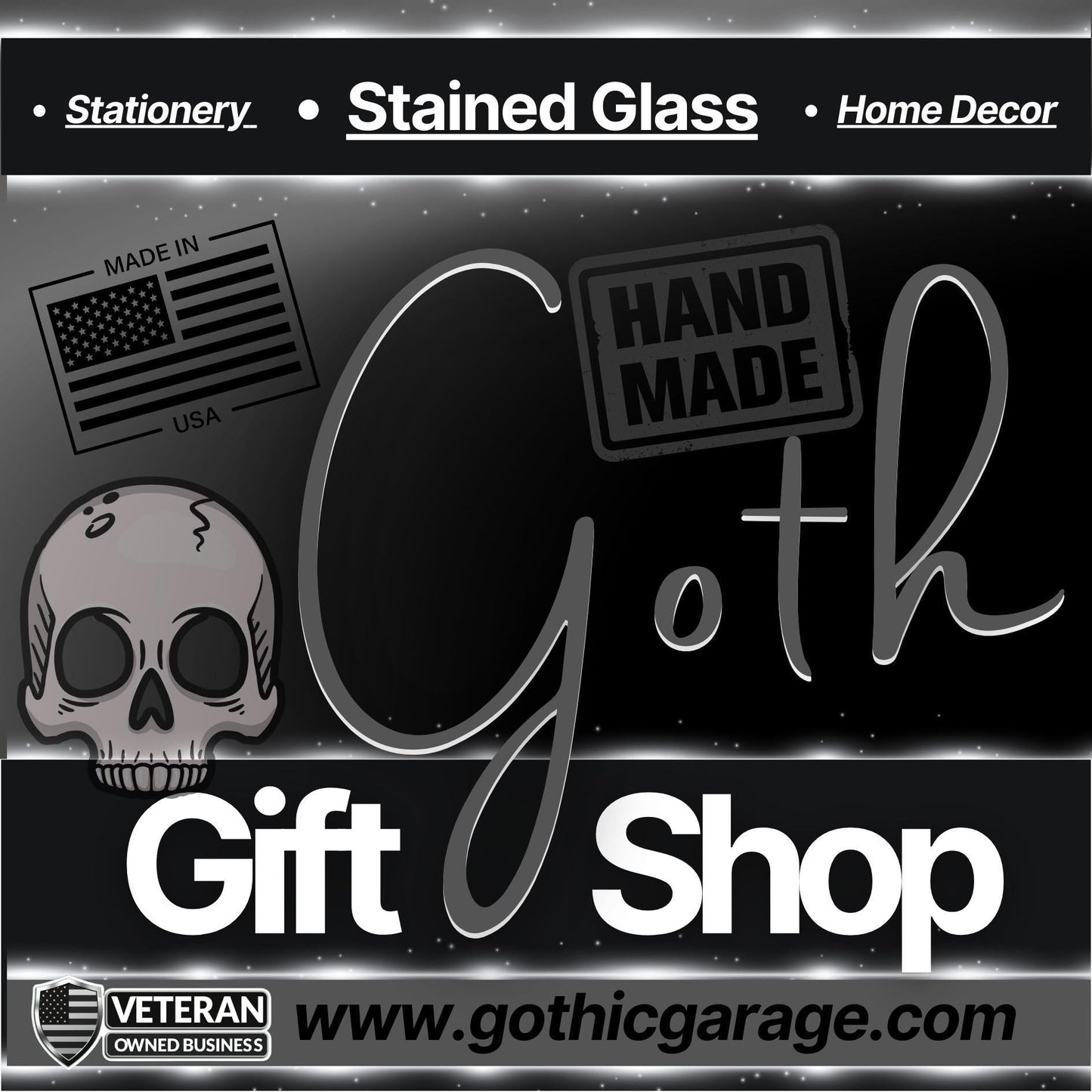 Gothic Spooky Bitch Season Reusable Sticker Book, Gothic Vibe Sticker Album, Perfect Gift to Personalize for Goth Lovers & Sticker Collector - Tampa Home & Garden Store