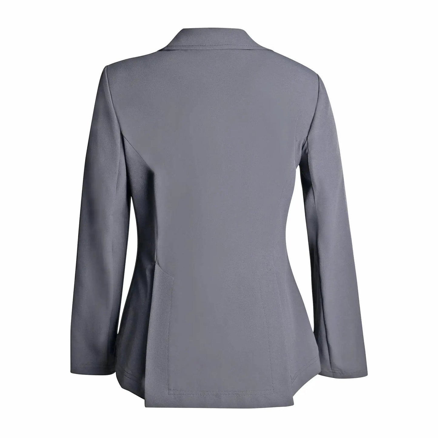 Grand Prix Quinn Show Coat back, navy Huntley Equestrian riding jacket with hidden zipper on Tampa Home & Garden Store