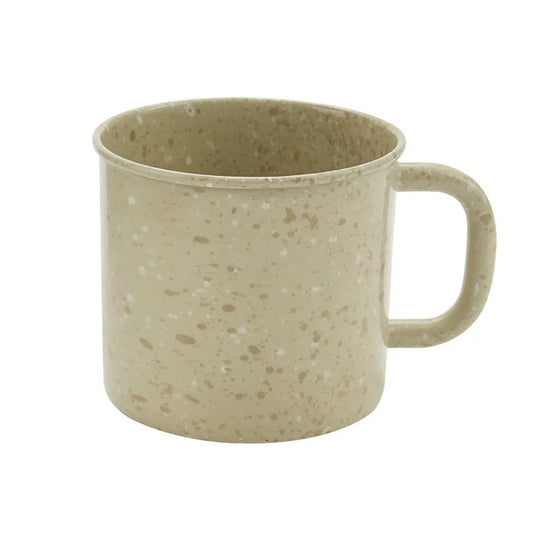 Granite Enamelware Sandstone Charger Plate beige speckled finish on Tampa Home & Garden Store