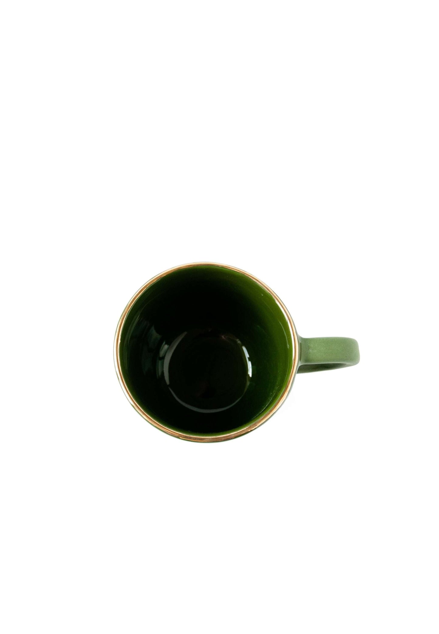 The Handmade Porcelain Gold Rim Coffee Mug
