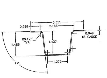 Greenhouse steel hip and brace channel by Bootstrap Farmer, greenhouse parts on Tampa Home & Garden Store