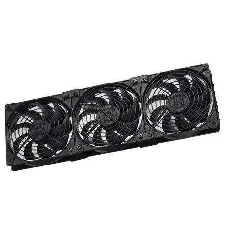 Grow rack fans set of 3 black Bootstrap Farmer hydroponics fans for microgreens on Tampa Home & Garden Store