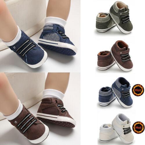 Stevvex baby lace-up soft sole shoes 0โ18M, ankle boots in 6 colorways on Tampa Home & Garden Store