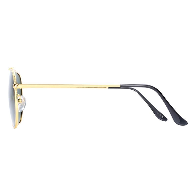 Stevvex square sunglasses gold frame polarized UV400 for all on Tampa Home & Garden Store