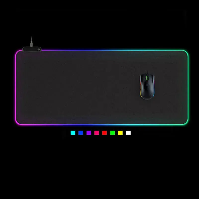 LED Light Gaming Mouse Pad RGB Keyboard Cover