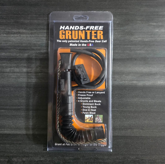 Hands Free Grunter deer call by Killz Products in orange packaging on Tampa Home & Garden Store
