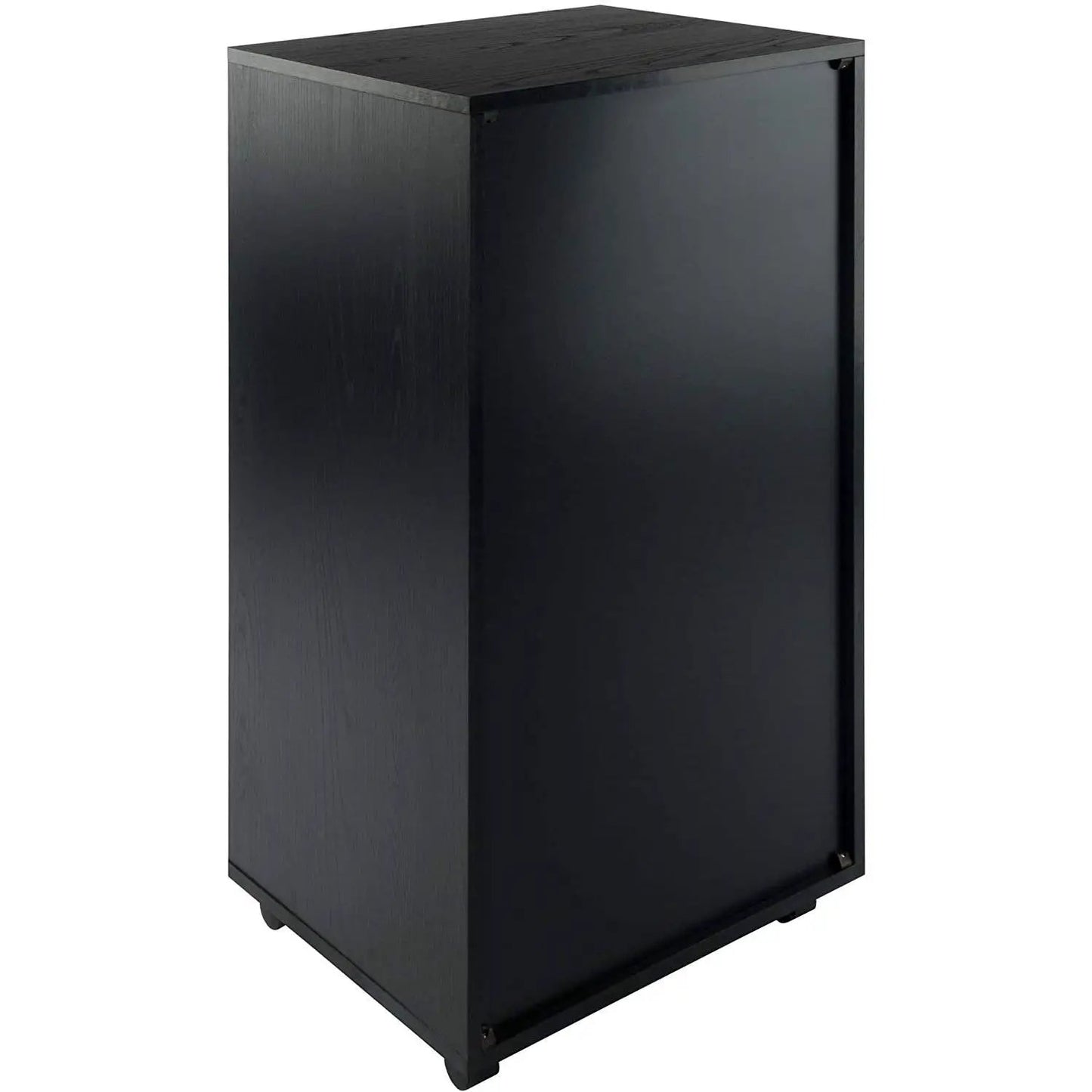Modern Scandinavian Style 7-Drawer Storage Cabinet Chest in Black Finish - Tampa Home & Garden Store