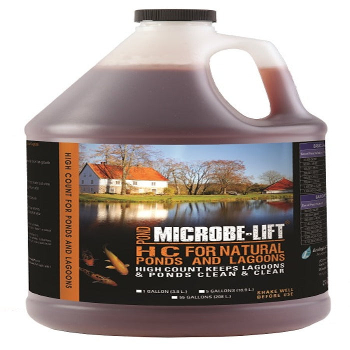 Microbe-Lift HC liquid for natural ponds and lagoons in a one-gallon jug Rivendell Distribution on Tampa Home & Garden Store