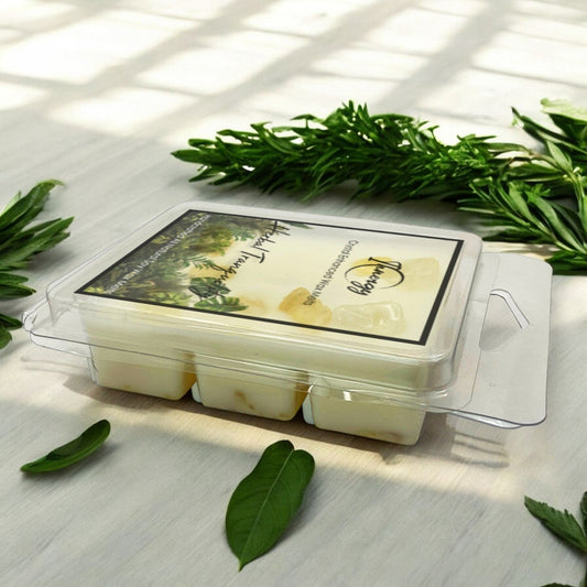 Herbal Tranquility Crystal-Enhanced Premium Coconut-Soy Wax Melts - Tampa Home & Garden Store