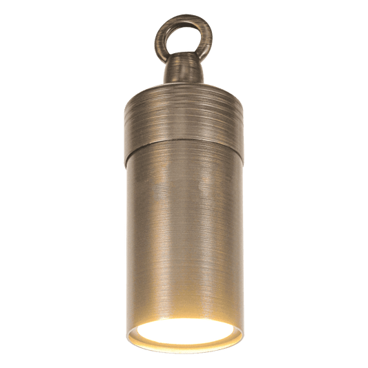 HLB01 12V LED Low Voltage Brass Cylinder Pendant Light Hanging Downlight Fixture - Tampa soil911.com