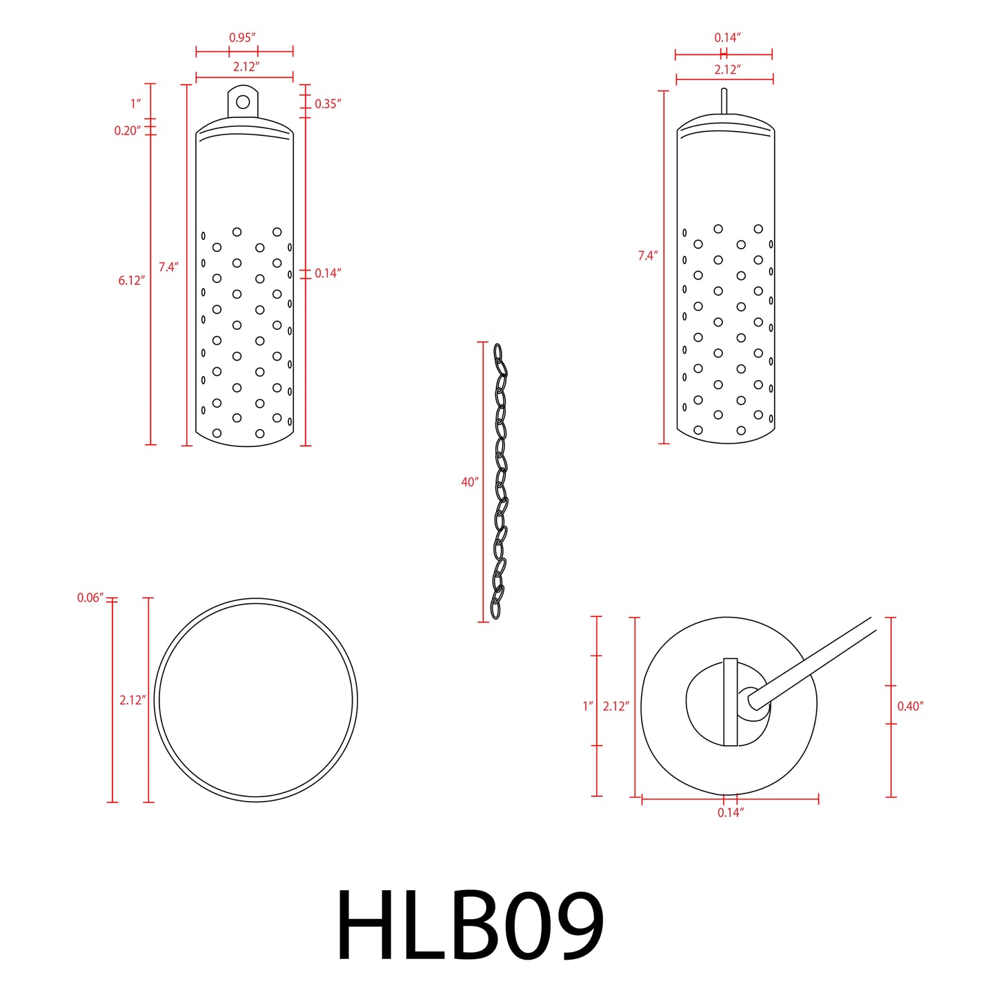HLB09 12V LED Low Voltage Brass Cylinder Pendant Light Hanging Downlight Fixture