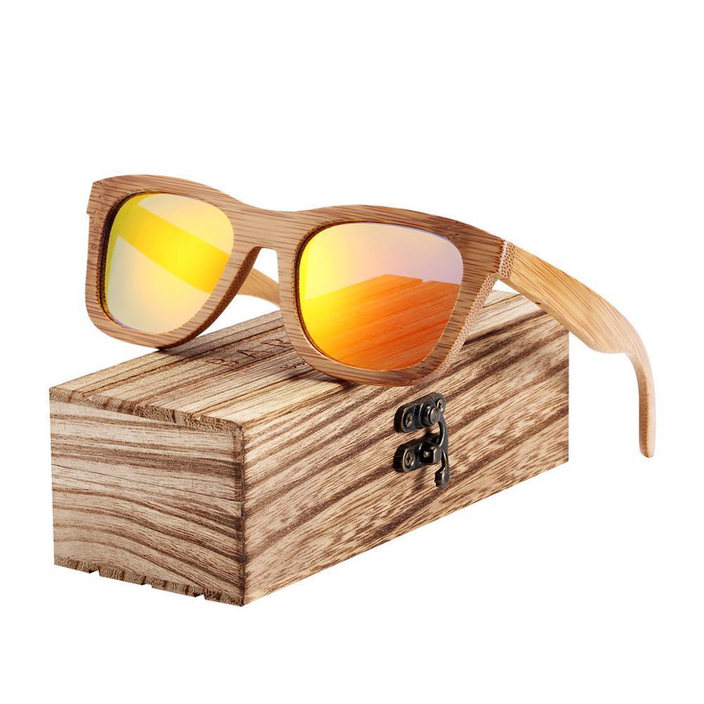Bamboo Sunglasses With UV400 and Polarized Lenses