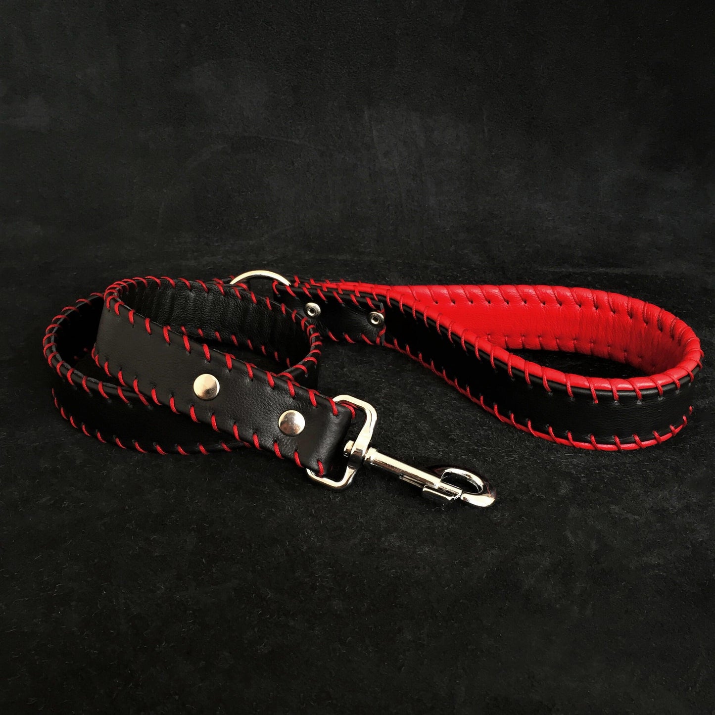 Handstitched soft leather leash - Tampa Home & Garden Store