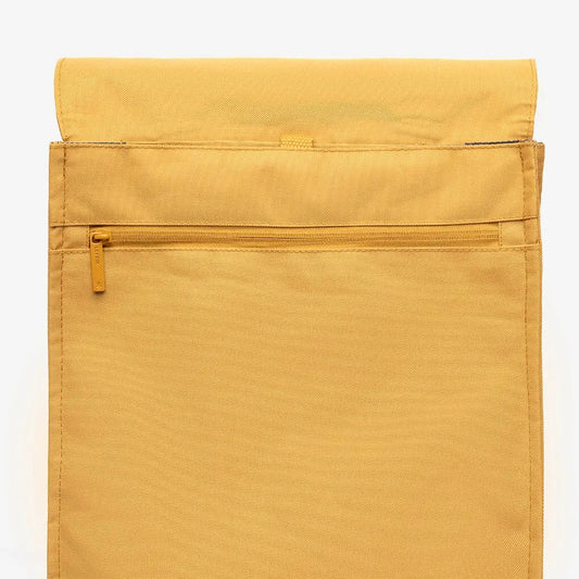Lefrik Handy Backpack mustard with 15.6in laptop sleeve and front zip pocket on Tampa Home & Garden Store