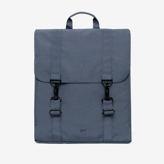 Backpack Handy XL Maibon Vandra with Laptop in blue by Lefrik USA with flap and buckles on Tampa Home & Garden Store