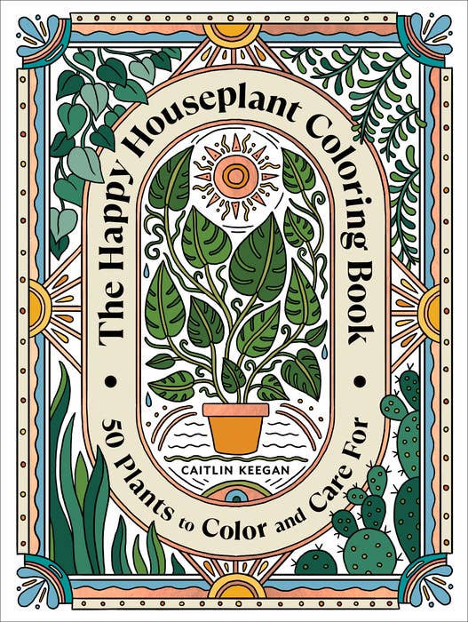 Happy Houseplant Coloring Book - Tampa Home & Garden Store