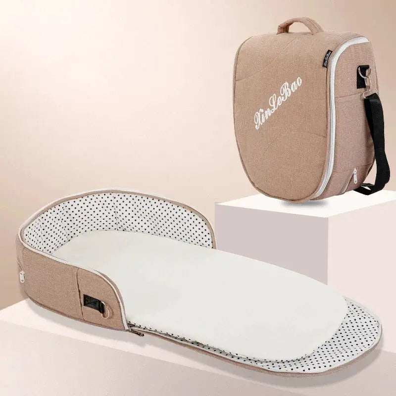 Baby Multifunctional Folding Crib Travel Bed