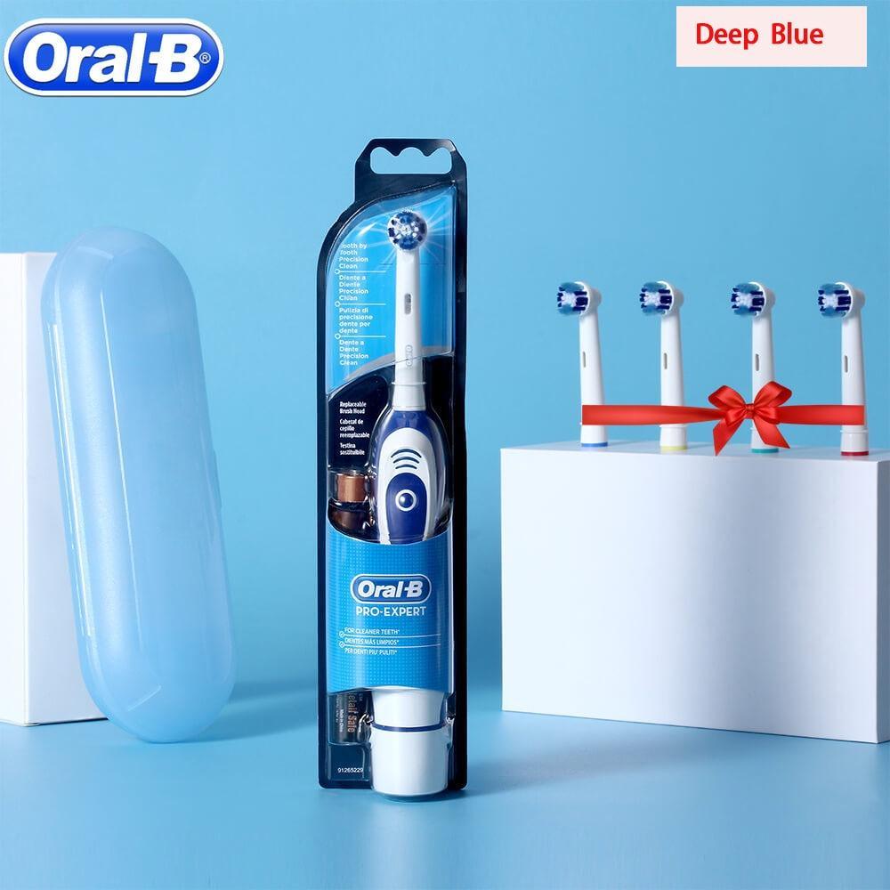 Oral-B electric toothbrush Pro-Expert with replaceable head; four toothbrushes on display on Tampa Home & Garden Store