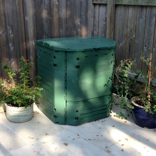Compooster heavy duty 32 cu ft compost bin, green plastic by HomePacific on Tampa Home & Garden Store