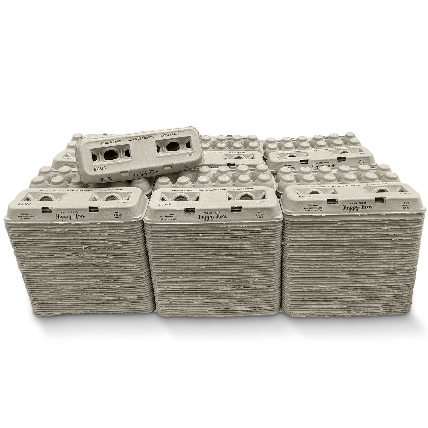 Henlay Blank Stamping Egg Cartons - 25, 90, or 250 - Tampa Home & Garden Store