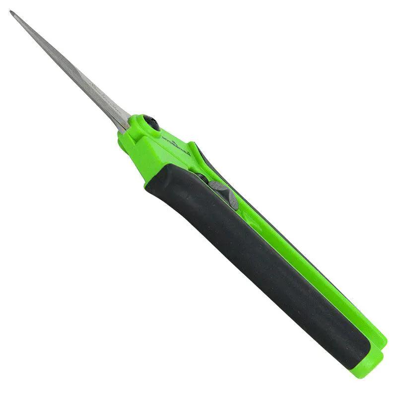 Herb Snips and Floral Snips green and black handle stainless blades by Grow Organic on Tampa Home & Garden Store